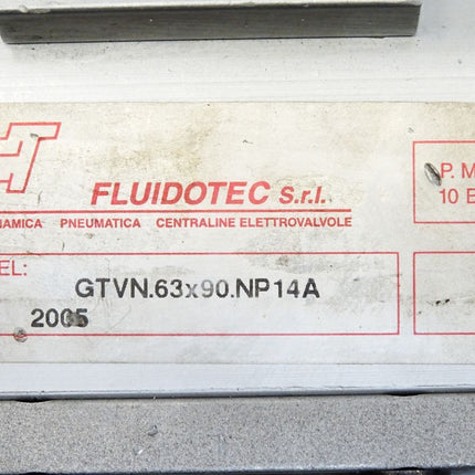Fluidotec actuator GTVN.63x90.NP14A - Maranos.de