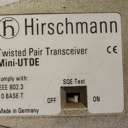 Hirschmann Twisted Pair Transceiver Mini-UTDE - Maranos.de