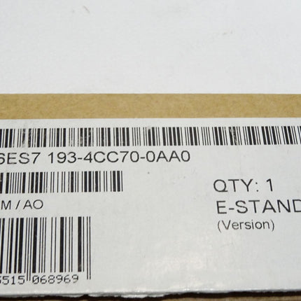 Siemens 6ES7193-4CC70-0AA0 6ES7 193-4CC70-0AA0 / Neu OVP - Maranos.de