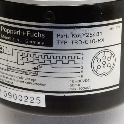 Pepperl+Fuchs Drehimpulsgeber Y25481 TRD-G10-RX / Neu OVP - Maranos.de