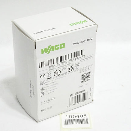 Wago 750-606 Potentialeinspeisung / Neu OVP versiegelt - Maranos.de