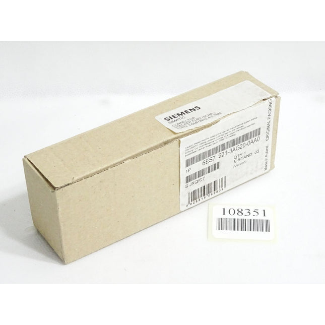 Siemens Frontsteckmodul 6ES7921-3AG20-0AA0 6ES7921-3AG20-0AA0 / Neu OVP - Maranos.de