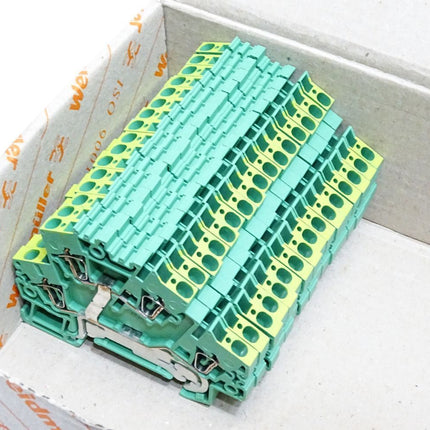 Weidmüller Schutzleiterklemme ZDK 2.5-2PE 1791010000 / Inhalt:16 Stück / Neu OVP - Maranos.de