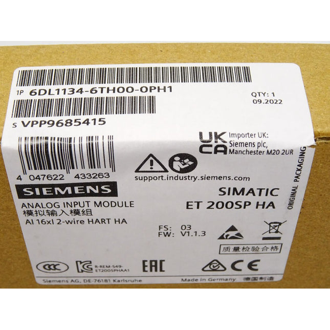 Siemens ET200SP HA 6DL1134-6TH00-0PH1 Neu OVP versiegelt - Maranos.de