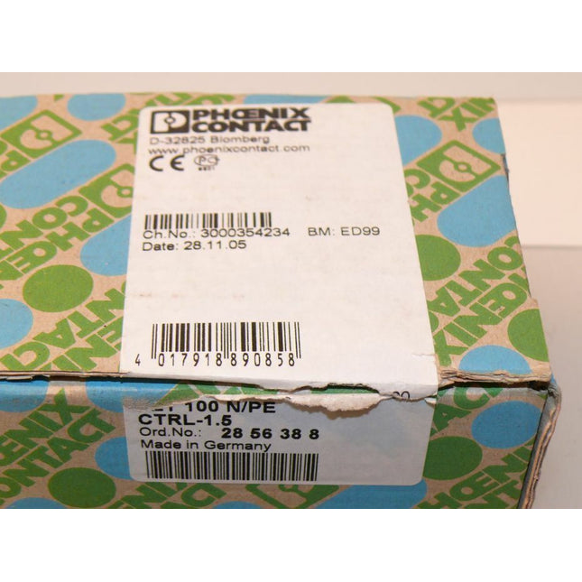 NEU OVP PHOENIX CONTACT Überspannungs FLASHTRAB FLT-100 N/PE CTRL-1,5 / 2858388 - Maranos.de