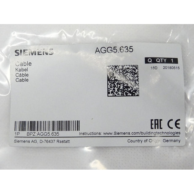 SIEMENS AGG5.635 Kabel / Cable NEU OVP versiegelt - Maranos.de