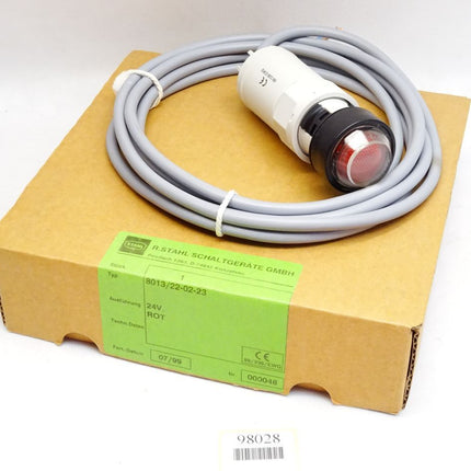 Stahl Leuchtmelder rot 8013/22-02-23 / Neu OVP - Maranos.de