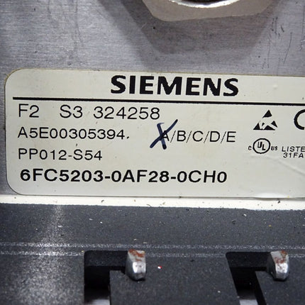 Siemens 6FC5203-0AF28-0CH0 Sinumerik FM NC/810D/DE/840D/DE Pushbutton panel PP012-S54 A5E00305394 - Maranos.de