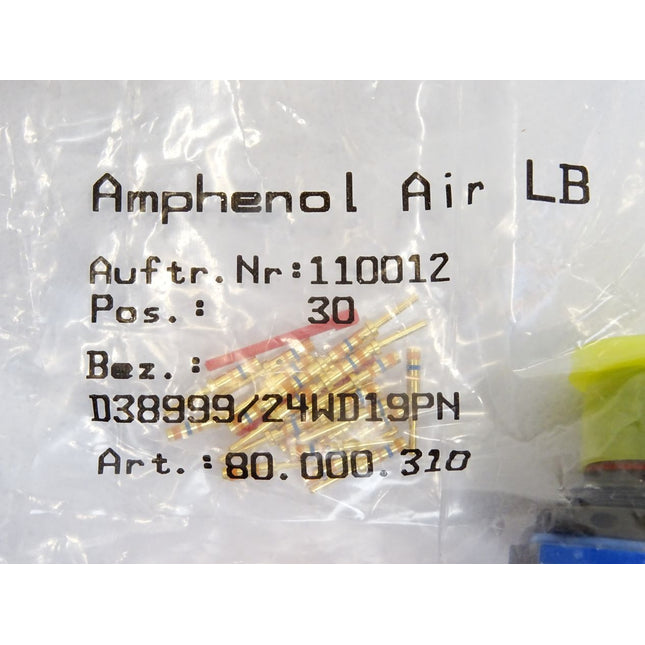Amphenol Air LB Steckverbinder 80.000.310 D38999 / 24WD19PN / Neu OVP - Maranos.de