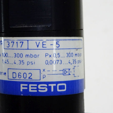Festo 3717 VE-5 Verstärkerkopf + Grundventilkörper LC-4-1/4 3741 / Unbenutzt mit Lagerspuren - Maranos.de
