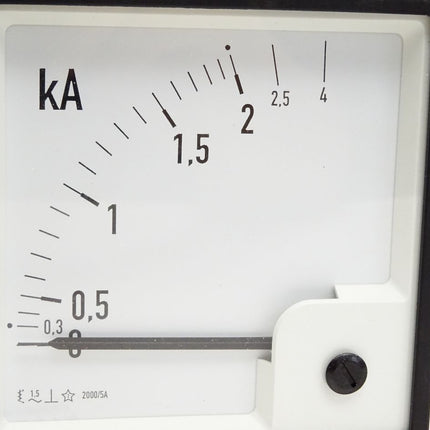 Klaus Pötter Amperemeter EQ96 0-2kA 4kA / Neu OVP - Maranos.de