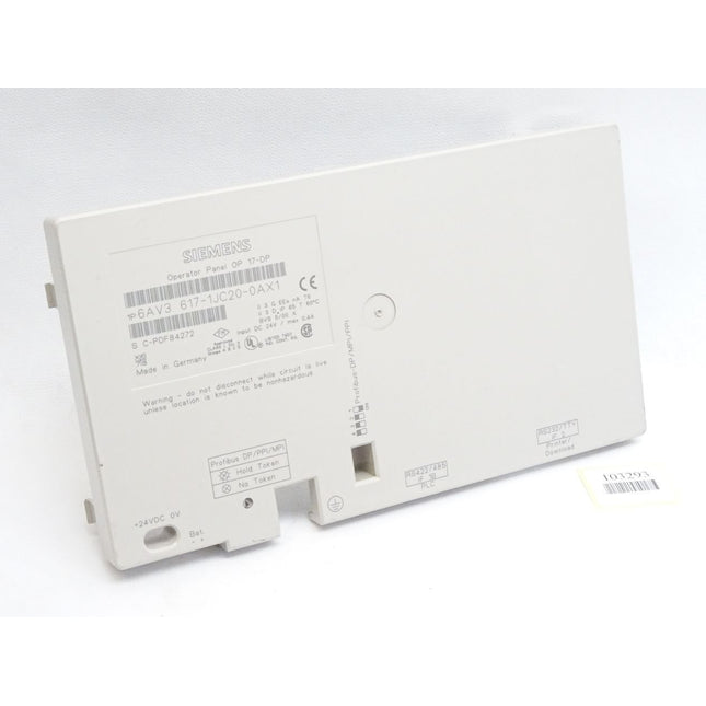 Siemens Backcover Rückschale Panel OP17-DP 6AV3617-1JC20-0AX1 6AV3 617-1JC20-0AX1 - Maranos.de
