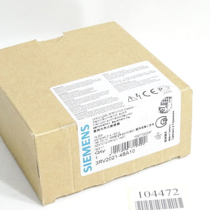 Siemens 3RV2021-4BA10 Leistungsschalter / Neu OVP - Maranos.de