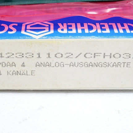 Schleicher PDAA 4 PDAA4 Analog-Ausgangkarte 4 Kanäle 42331102 DKB01 - Maranos.de
