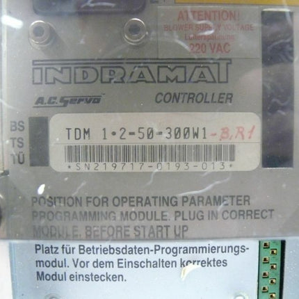 Indramat TDM 1.2-50-300-W1-B.R1 AC Servo Controller TDM 1.2-50-300W1-B.R1 - Maranos.de