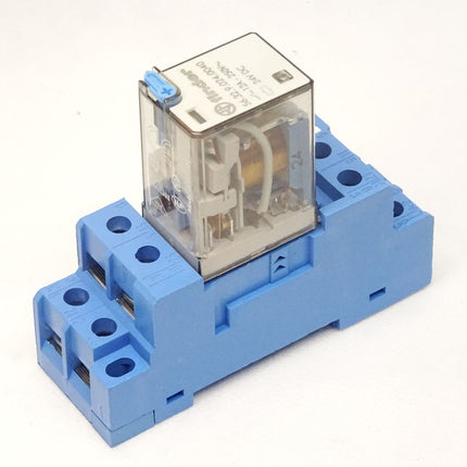 Finder Relais 56.32.9.024.0040 12A - 250V~ + Sockel Type 96.72 - Maranos.de