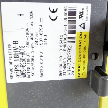 Fanuc Servo Amplifier A06B-6250-H018 - Maranos.de