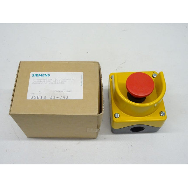 Siemens 3SB1831-7AJ Gekapselter Drucktaster 3SB1 831-7AJ Neu-OVP - Maranos.de