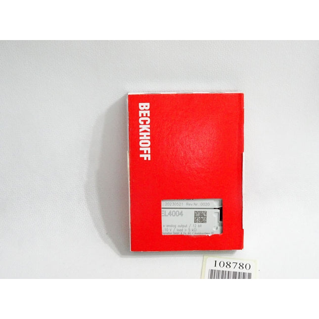 Beckhoff EL4004 Rev.0020 analoge Ausgangsklemme  / Neu OVP versiegelt - Maranos.de