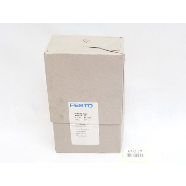 Festo Magnetventil VSNB-FC-M52-MH-G14-1A1 / 547026 / Neu OVP - Maranos.de