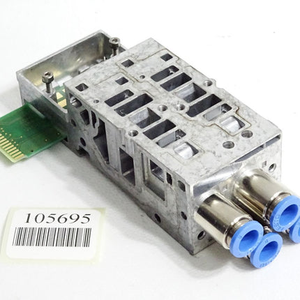 Festo 538000 Anschlussplatte VMPA2-FB-AP-2-1 mit 718315 Karte - Maranos.de