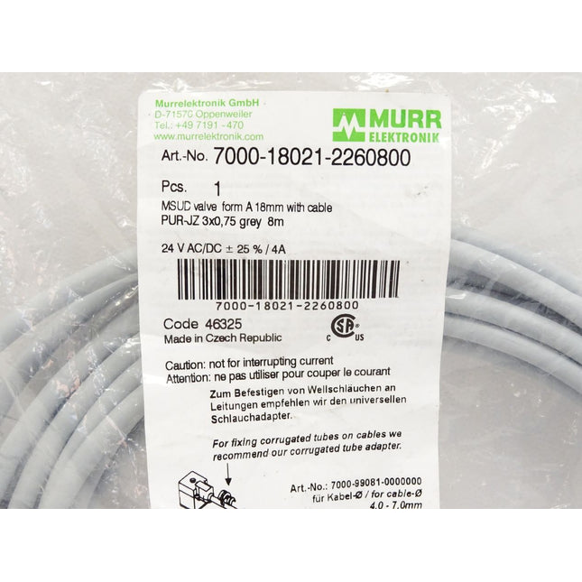 Murr Elektronik 7000-18021-2260800 MSUD Ventilsteckverbinder / Neu OVP - Maranos.de
