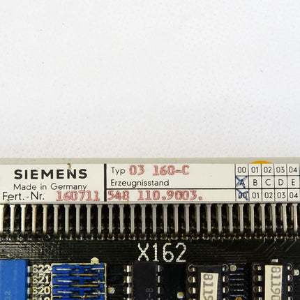 Siemens Platine 03160-C 5481109003.00 - Maranos.de