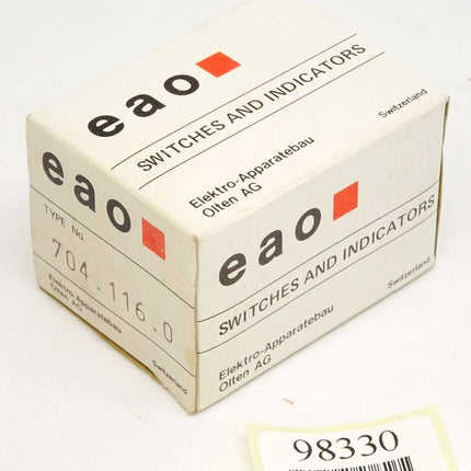 Eao 704.116.0 Schlüsselschalter / Neu OVP - Maranos.de