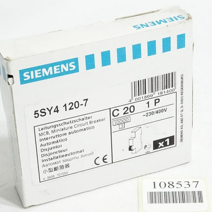 Siemens Leitungsschutzschalter 5SY4120-7 / Neu OVP - Maranos.de