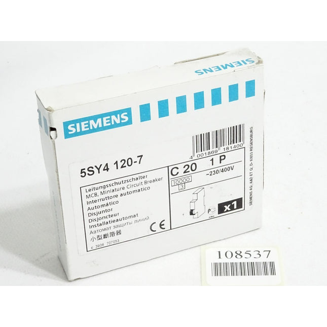Siemens Leitungsschutzschalter 5SY4120-7 / Neu OVP - Maranos.de