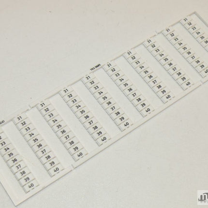 NEU 1x Wago 793-5605 Bezeichnungskarten - Maranos.de