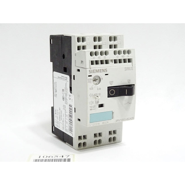 Siemens 3RV1011-0CA25 Leistungsschalter - Maranos.de