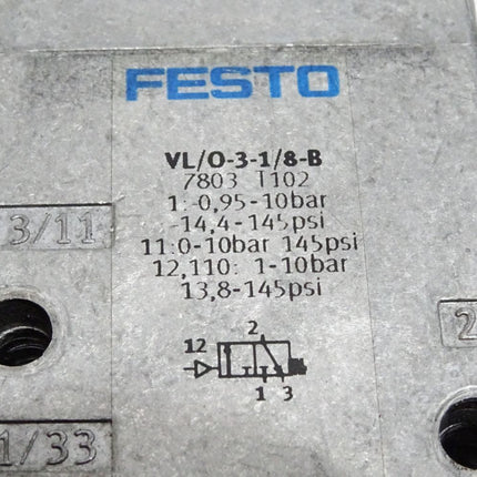 Festo 7803 Pneumatikventil VL/O-3-1/8-B - Maranos.de