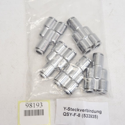 Festo Y-Steckverbindung QSY-F-8 533935 / Inhalt : 5 Stück / Neu - Maranos.de