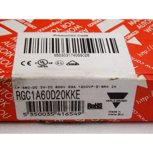 Carlo Gavazzi RGC1A60D20KKE Halbleiterschütz / Neu OVP versiegelt - Maranos.de