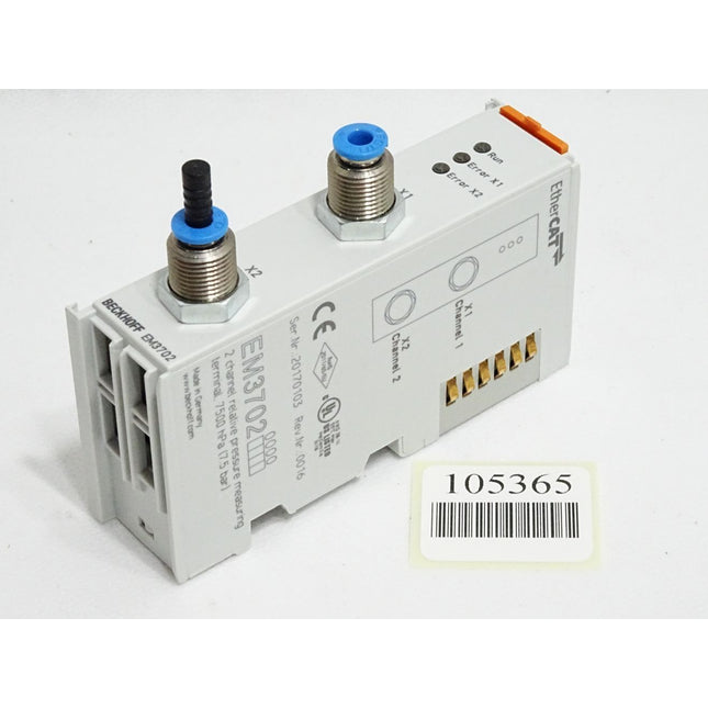 Beckhoff EM3702 0000 EtherCAT-Klemme 2-Kanal-Analog-Eingang Relativdruck - Maranos.de
