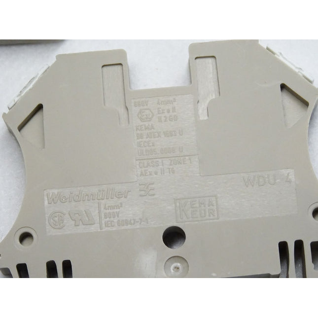 Weidmüller Durchgangs-Reihenklemme 1020100000 WDU4  / Inhalt:6 Stück / Neu - Maranos.de