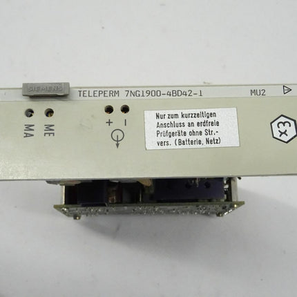 Siemens 7NG1900-1BD42-1 Teleperm Netzgerät MU2 7NG1 900-1BD42-1 in OVP - Maranos.de