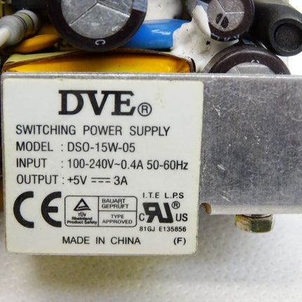 DVE Switching Power Supply DSO-15W-05 - Maranos.de