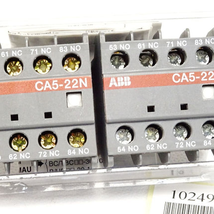 ABB Hilfsschalter CA5-22N / 1SBN010040R1222 / Inhalt : 2 Stück  / Neu OVP - Maranos.de