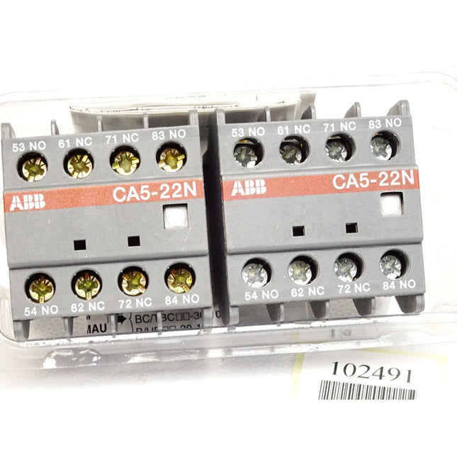 ABB Hilfsschalter CA5-22N / 1SBN010040R1222 / Inhalt : 2 Stück  / Neu OVP - Maranos.de