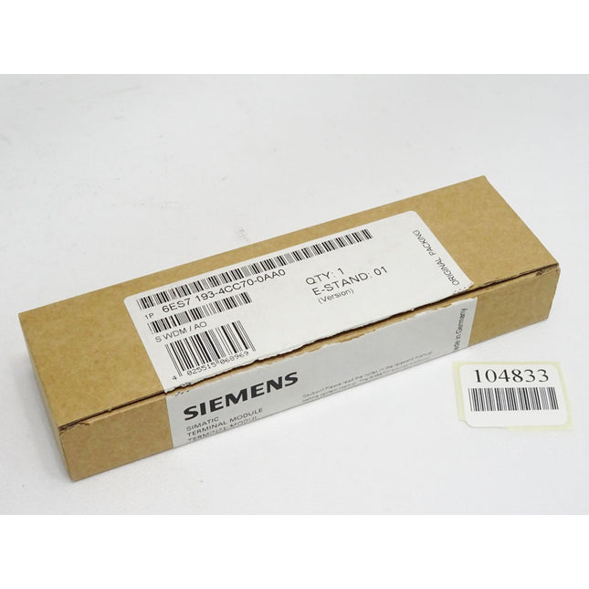 Siemens 6ES7193-4CC70-0AA0 6ES7 193-4CC70-0AA0 / Neu OVP - Maranos.de