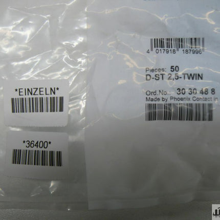 NEU Phoenix Contact D-ST 2,5-TWIN Trennplatte 60,5x2,2x29mm 3030488 - Maranos.de