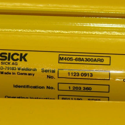 Sick M40S + M40E Sicherheits-Lichtvorhänge M40S-68A300AR0 + M40E-68A303RB0 Set NEU - Maranos.de