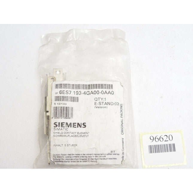 Siemens 6ES7193-4GA00-0AA0 6ES7 193-4GA00-0AA0 Inhalt:5 Stück Neu OVP - Maranos.de