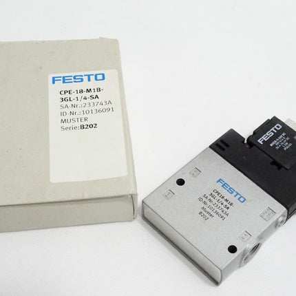 Festo Ventil 10136091 CPE-18-M1B-3GL-1/4-SA / Neu OVP - Maranos.de