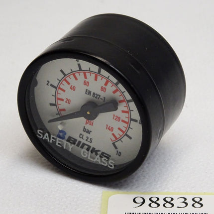 Binks Manometer  0...10bar/140psi / Neuwertig - Maranos.de