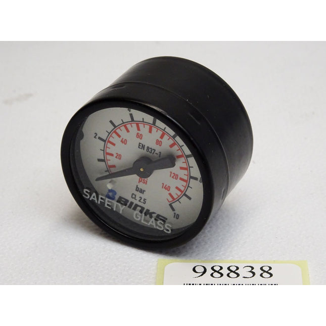 Binks Manometer  0...10bar/140psi / Neuwertig - Maranos.de
