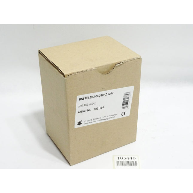 E.Dold & Söhne BN5983.53 AC50/60Hz 230V Not-Aus-Modul 0031885 / Neu OVP - Maranos.de