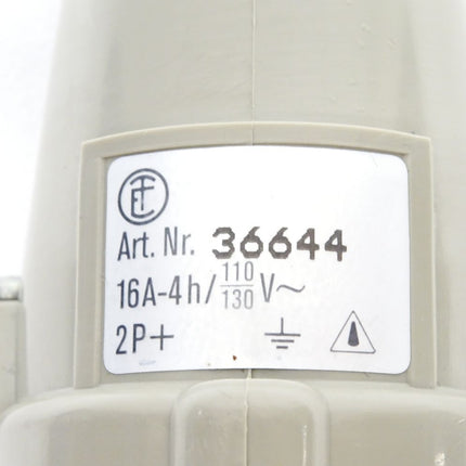 Cekon 36644 16A-4h/110/130V~ 2P+ 3-polig / Neu - Maranos.de